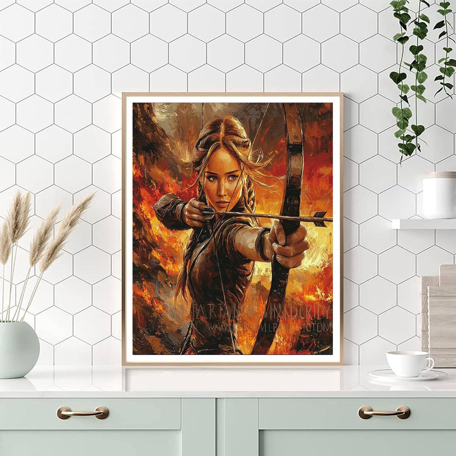 Jennifer Lawrence: The Silver Lining Starlet Numbered Painting Kits