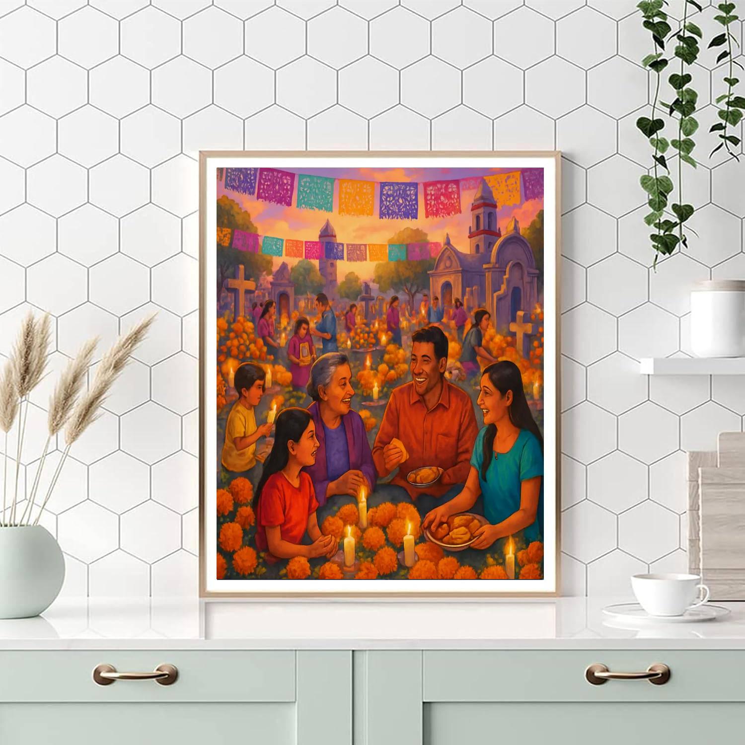 Fiesta De Los Muertos - Ecuador DIY Paint By Numbers