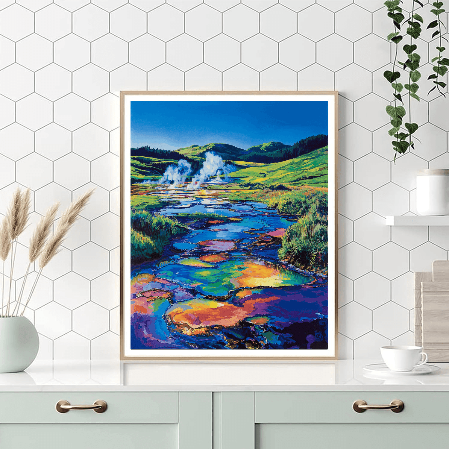 Rotorua Geothermal Wonders Paint By Numbers Kits