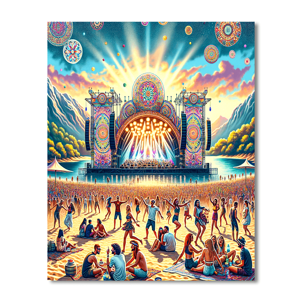 Balaton Sound Festival Painting By Numbers Kit