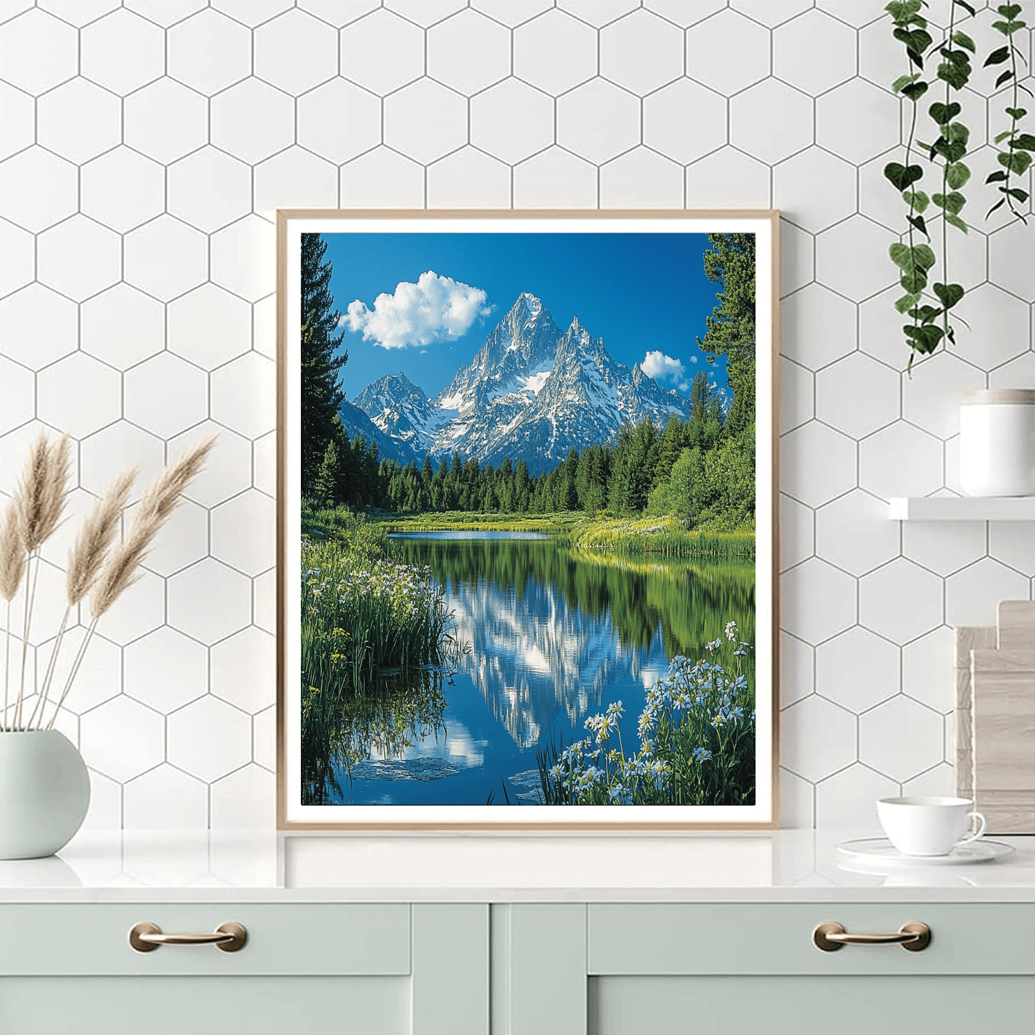 Grand Teton National Park - Wyoming DIY Paint By Numbers