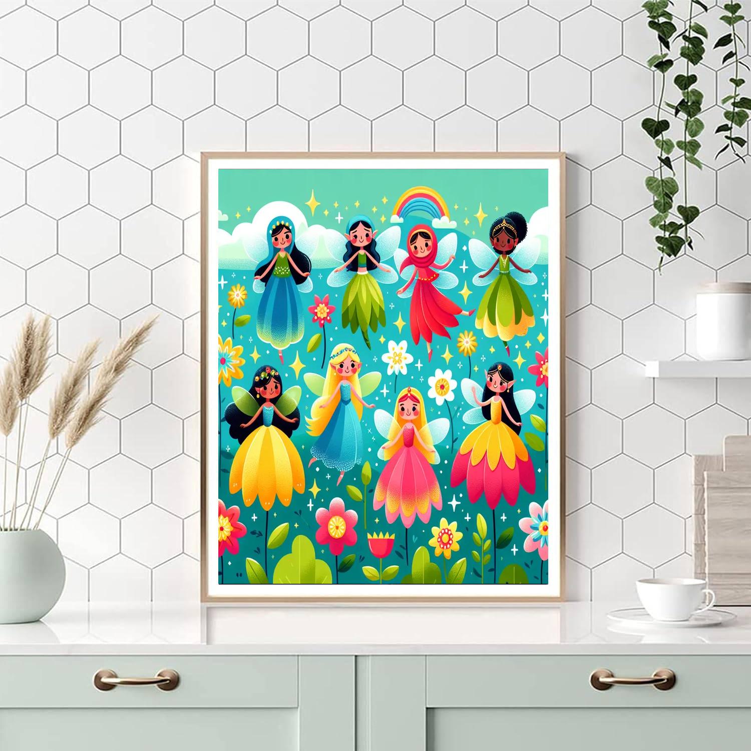 Adventures Of The Fairies Paint By Color