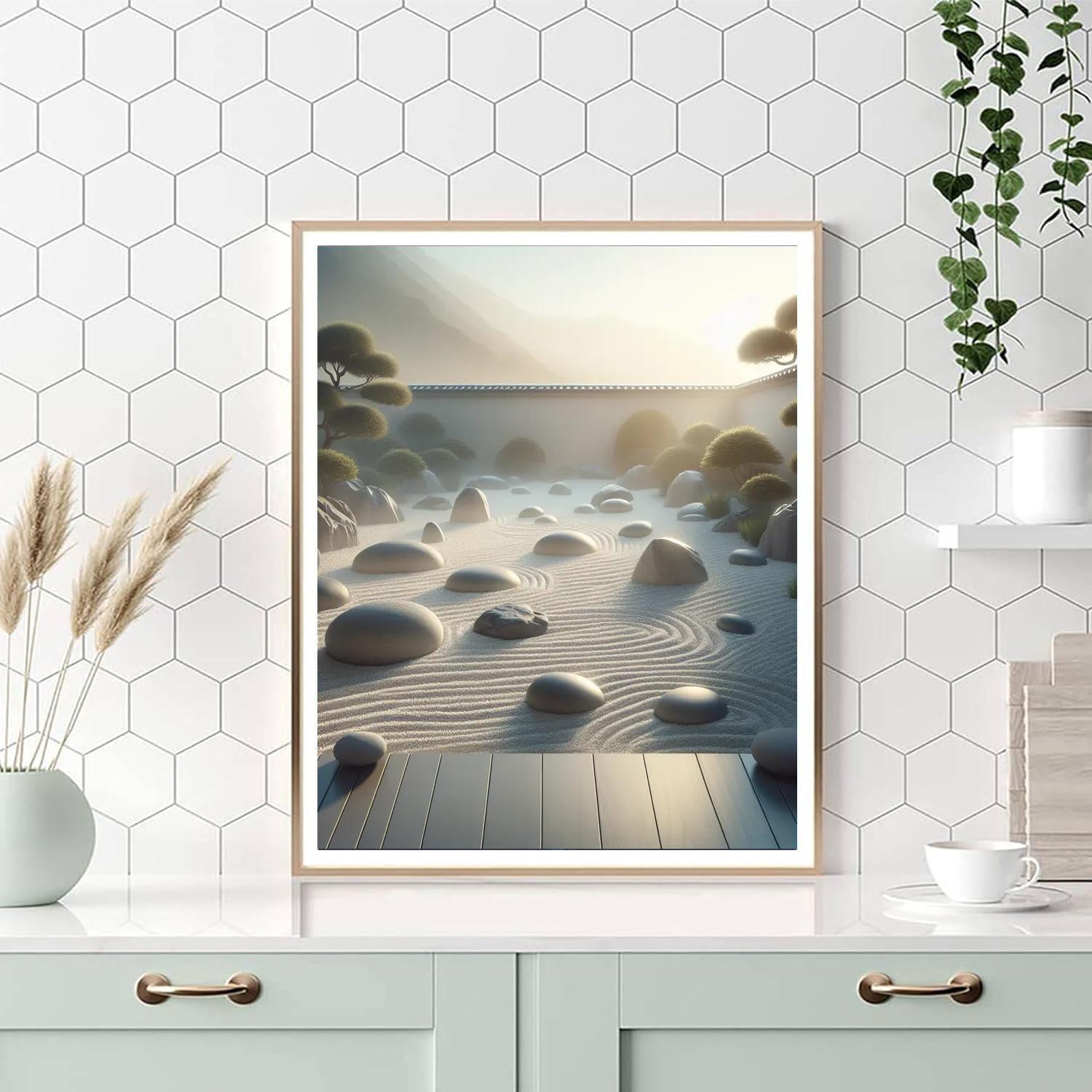 Zen Pebble Pathway Paint By Number