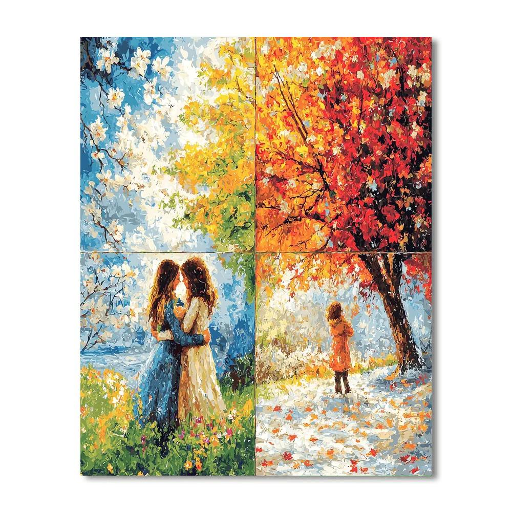 Seasons Of Motherhood DIY Paint By Numbers