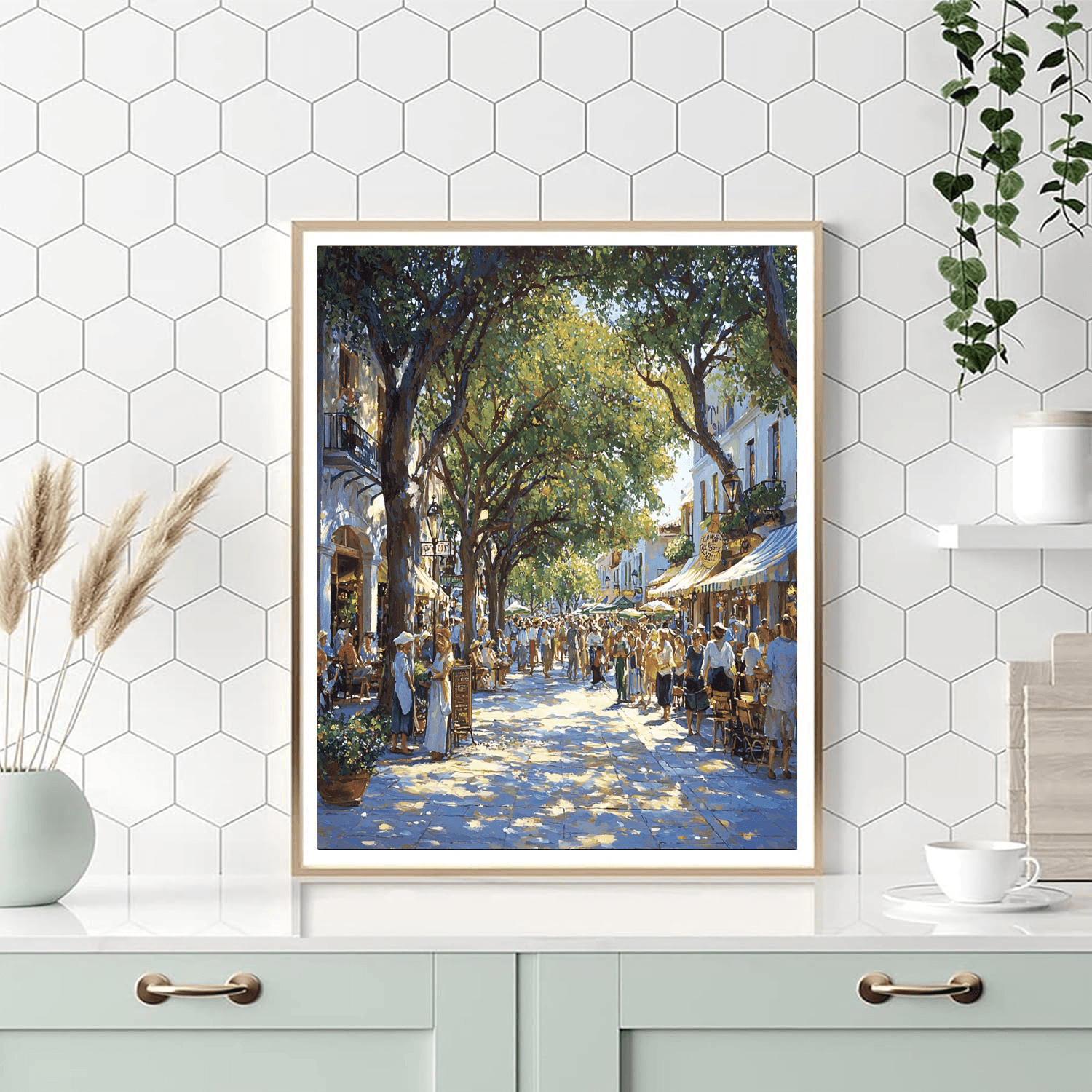 La Rambla - Barcelona Numbered Painting Kits