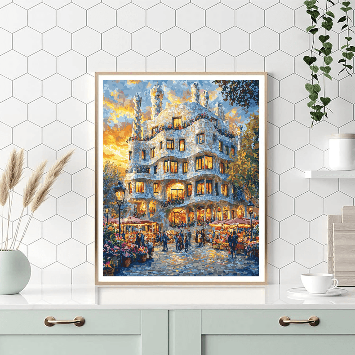 La Pedrera Numbered Painting Kits