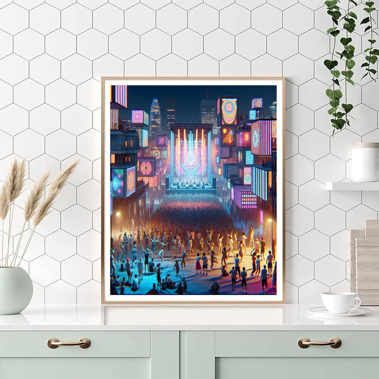 Sonar Festival - Barcelona Painting Number Kit