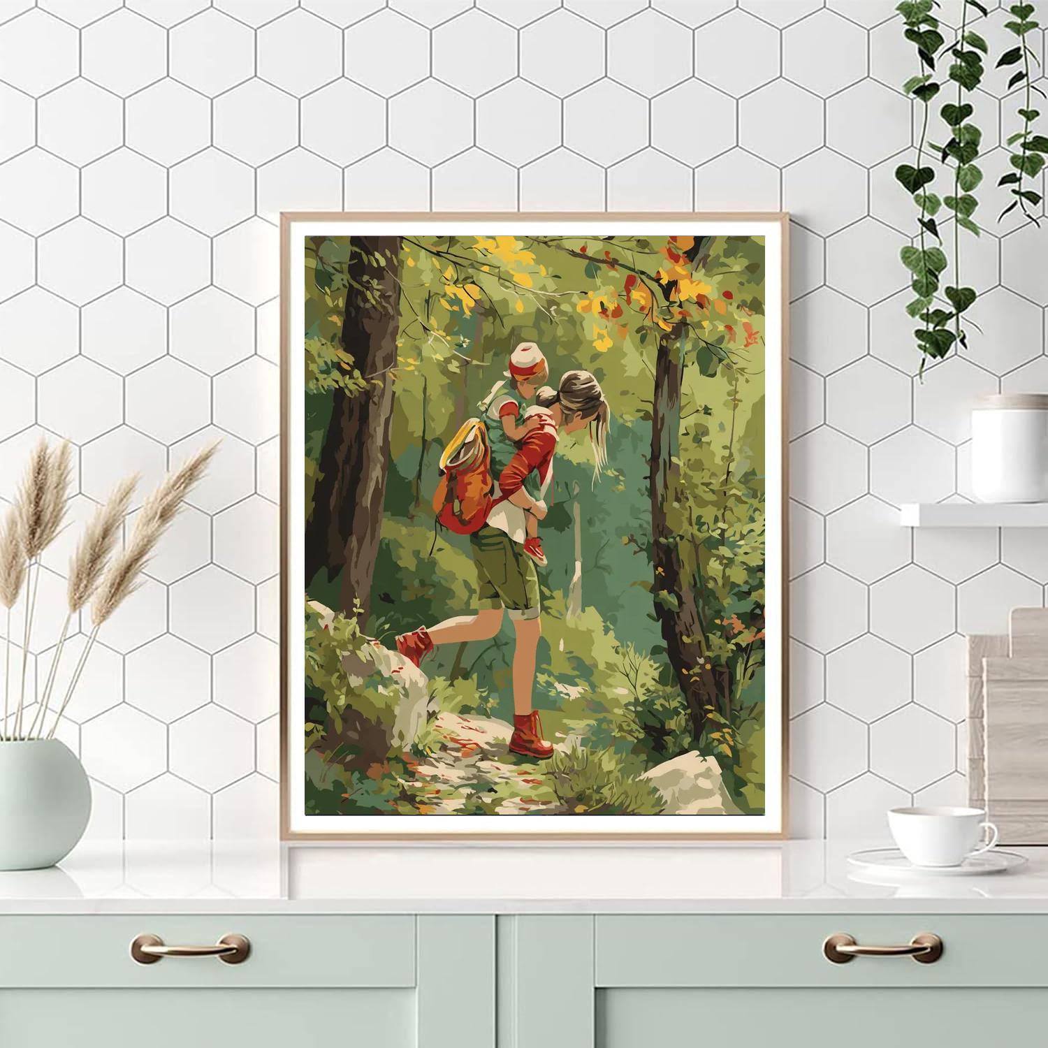 In The Arms Of Nature Numbered Painting Kits