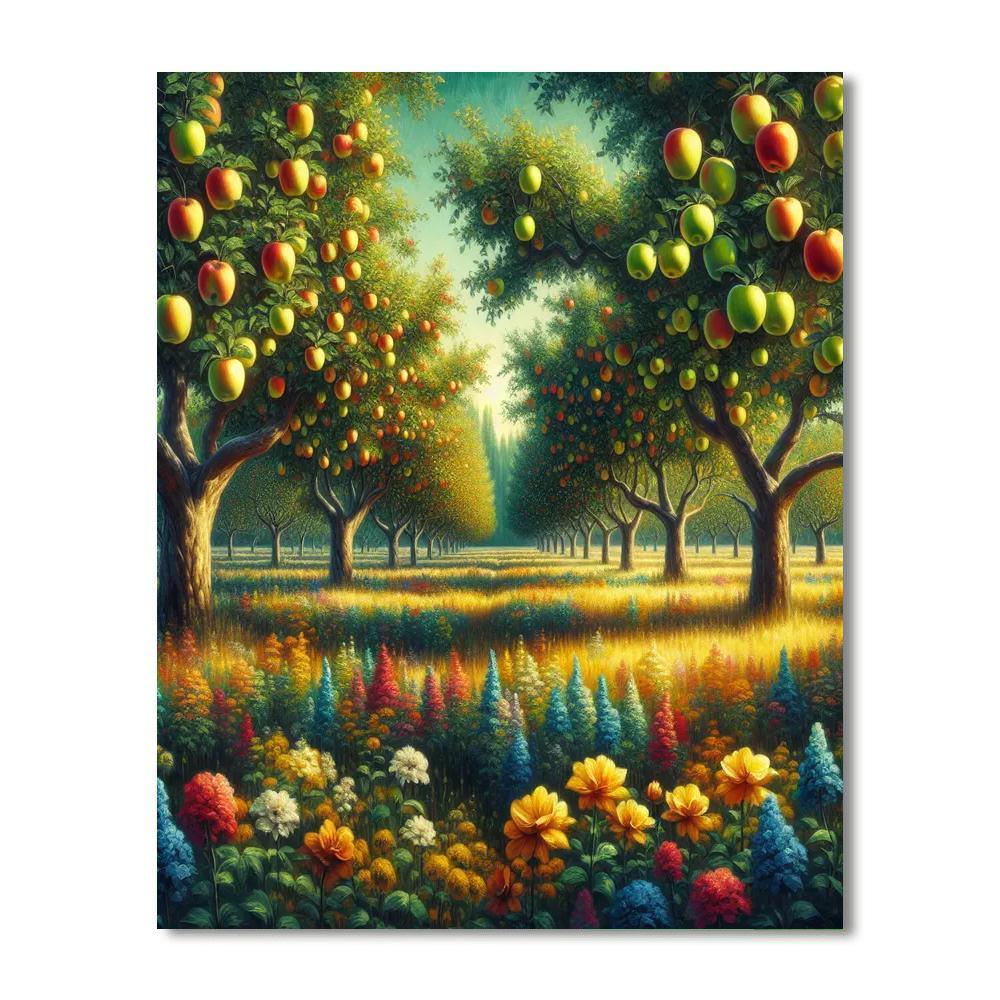 Summer Orchard Splendor Paint By Number