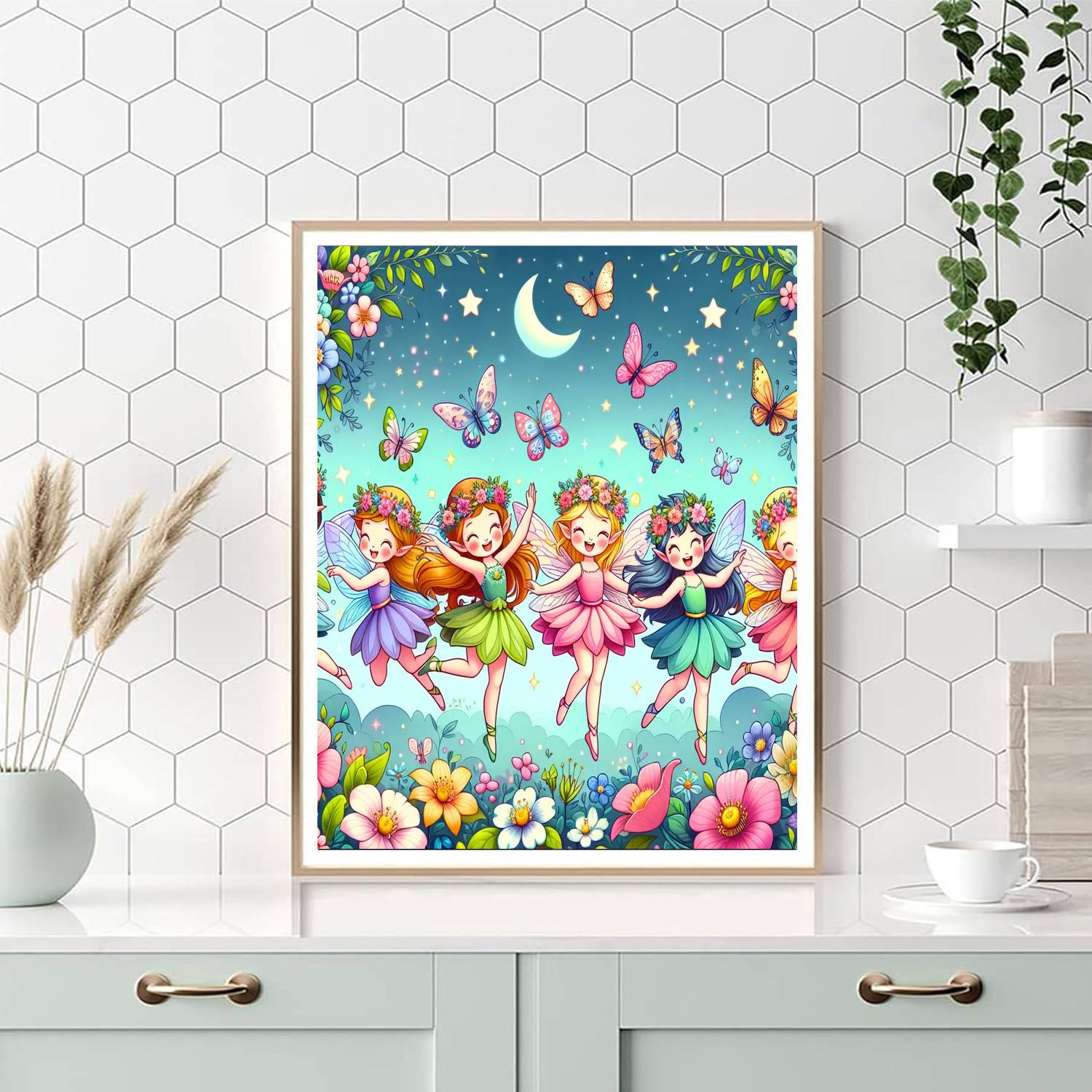 Fantasy Fairies Gala Paint By Numbers Kits