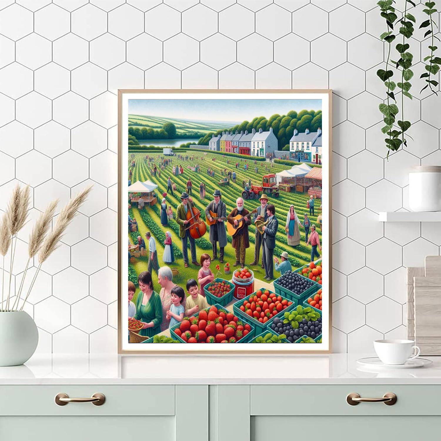 Enniscorthy Strawberry Fair - Ireland Numbered Painting Kits