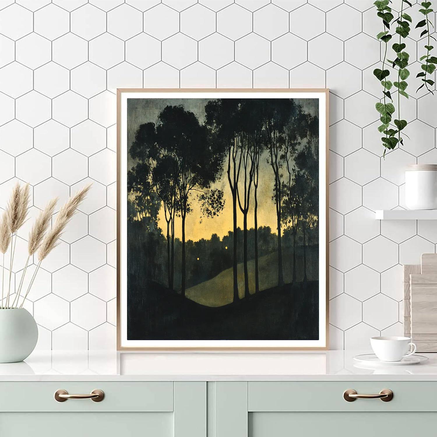 James McNeill Whistler Inspired Silhouette Of Time  Paint By Number