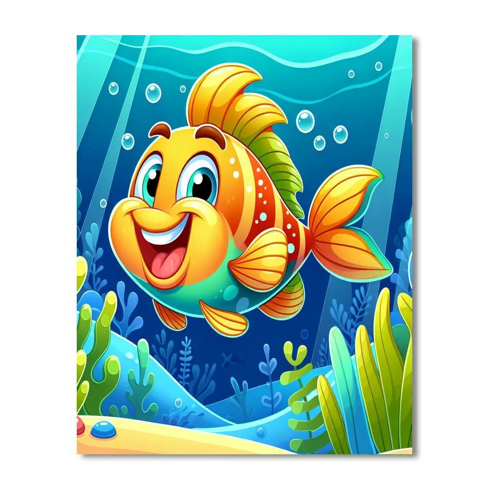 Merry Fish Paint By Numbers Kits