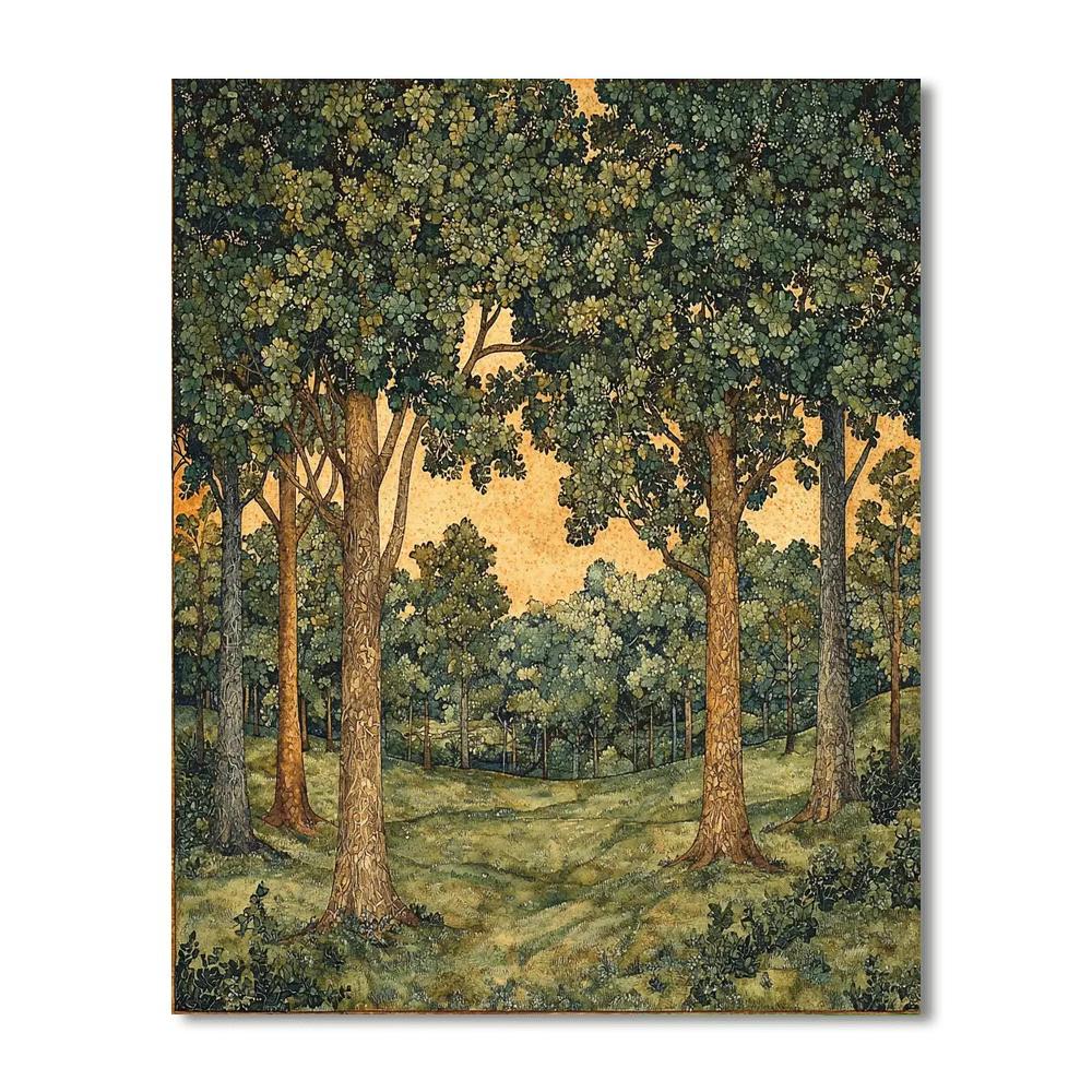 Michelangelo Inspired Sacred Woods  DIY Paint By Numbers