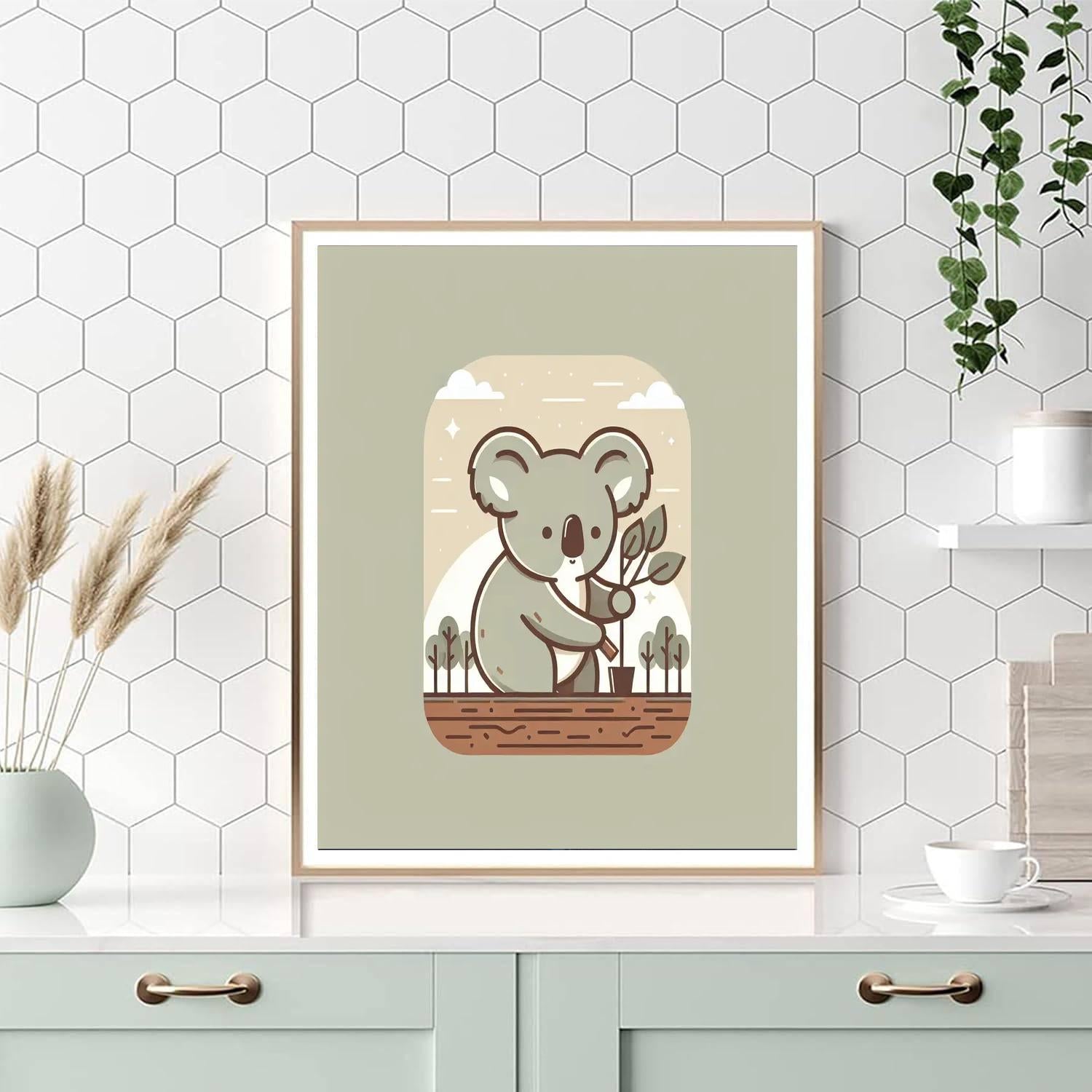 Eco-friendly Koala Painting Number Kit