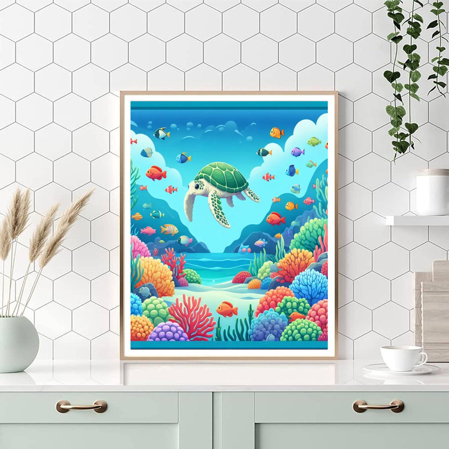 Undersea Dreamland Number Painting