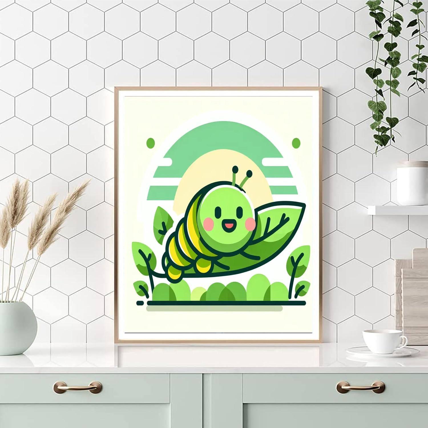 Caring Caterpillar Journey Paint By Number