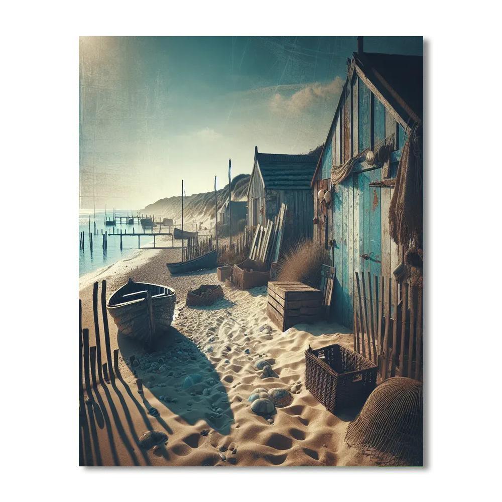Rustic Seaside Escape Paint By Number