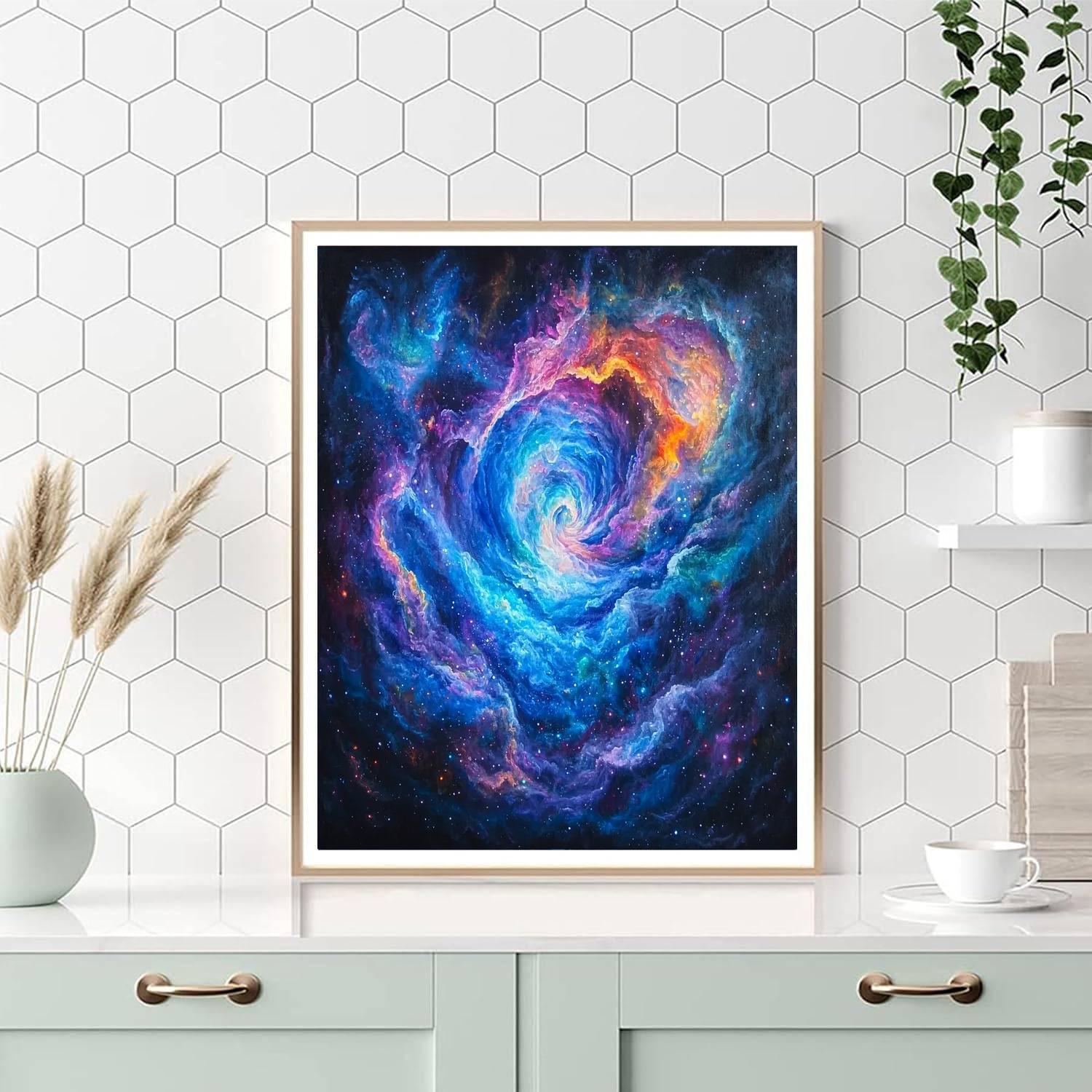Michelangelo Inspired Celestial Enigma  Painting Number Kit