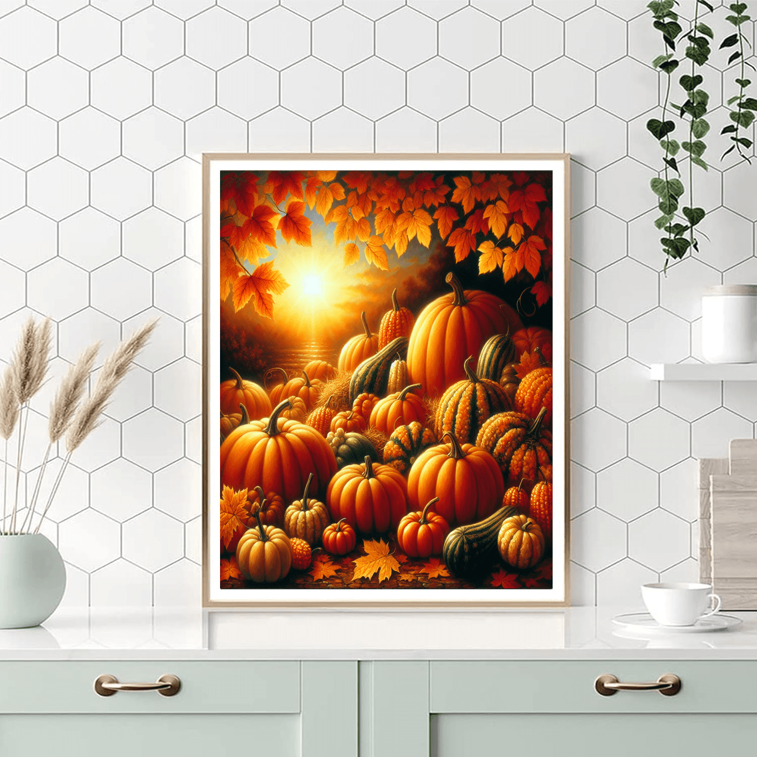 Autumn Harvest Splendor Number Painting