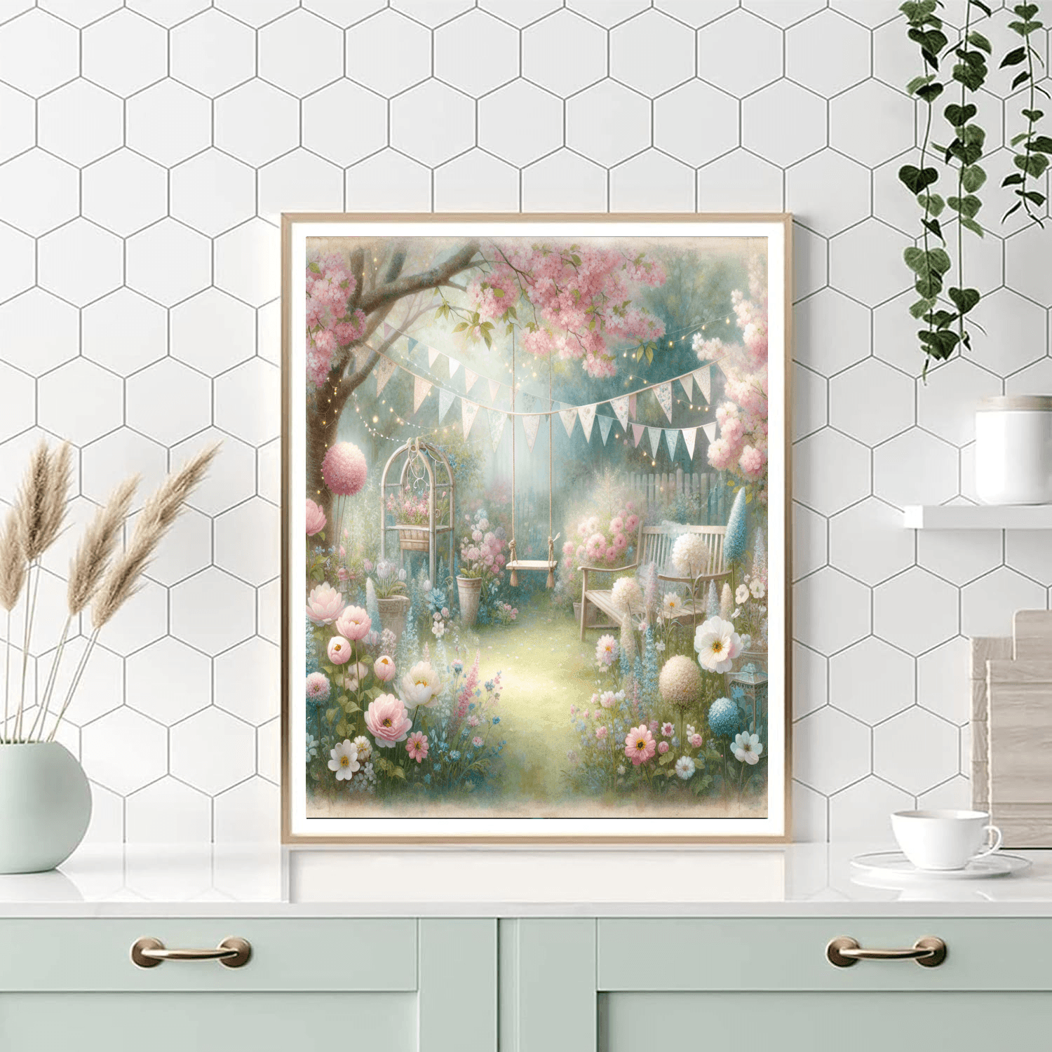 Pastel Fantasy Garden Painting By Numbers Kit