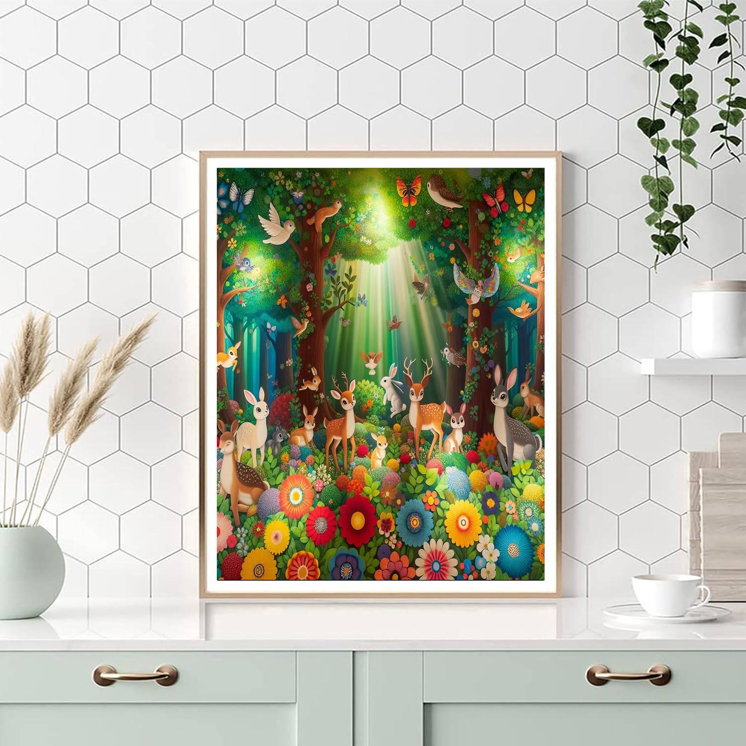 Magical Woodland Journey Numbered Painting Kits