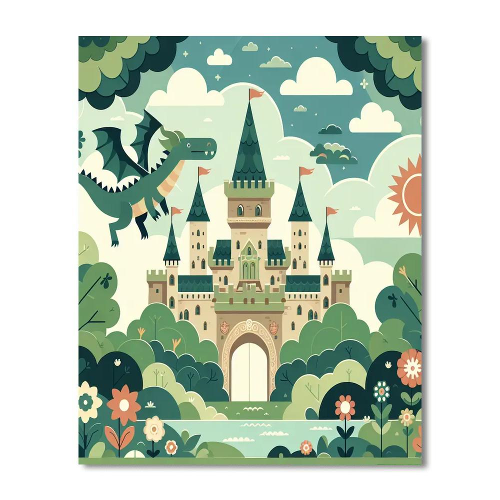 Mysterious Castle Adventure Numbered Painting Kits