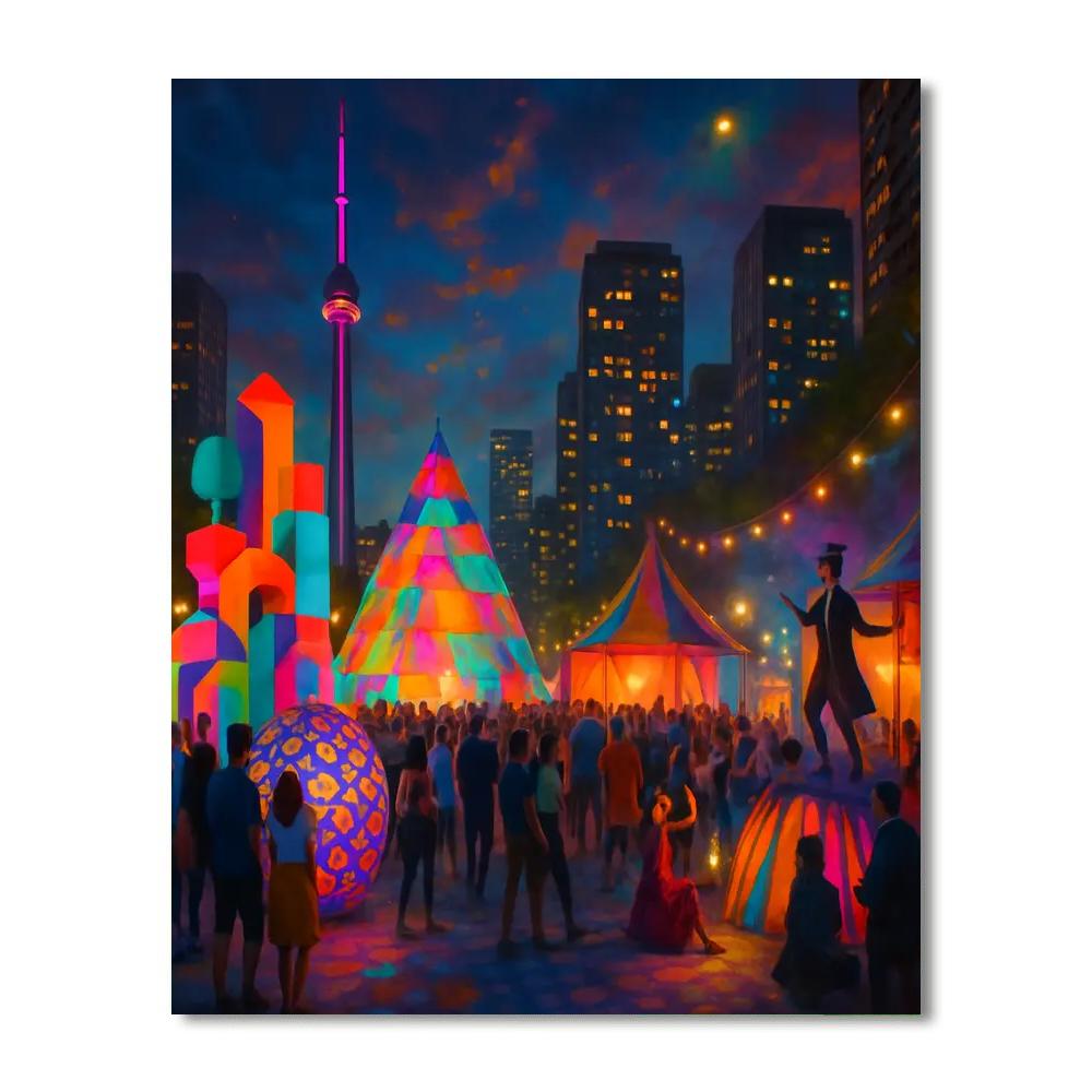 Luminato Festival - Toronto DIY Paint By Numbers