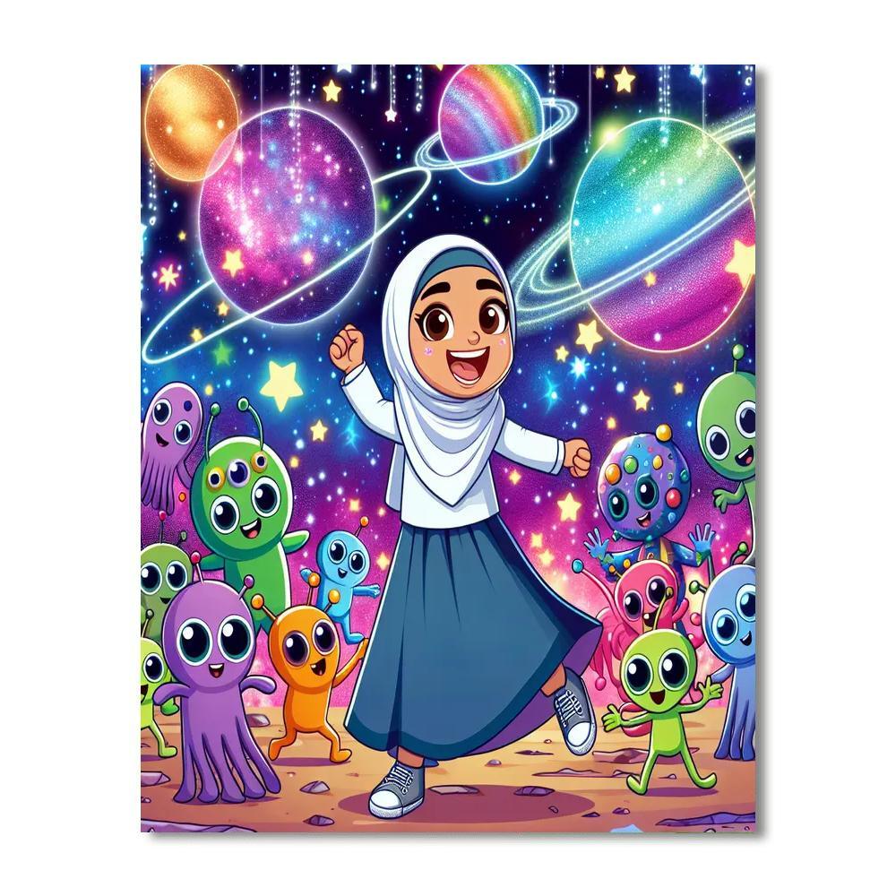 Cosmic Star Party Paint By Numbers Kits