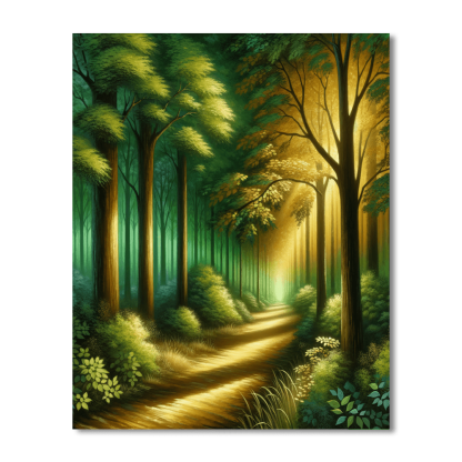 Forest Whisper Paint By Numbers Art