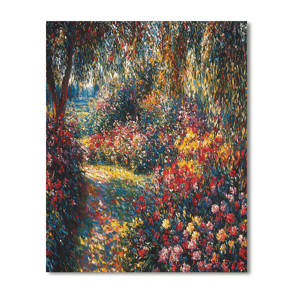 Claude Monet Inspired Joyful Garden Serenade  Paint By Numbers Kits