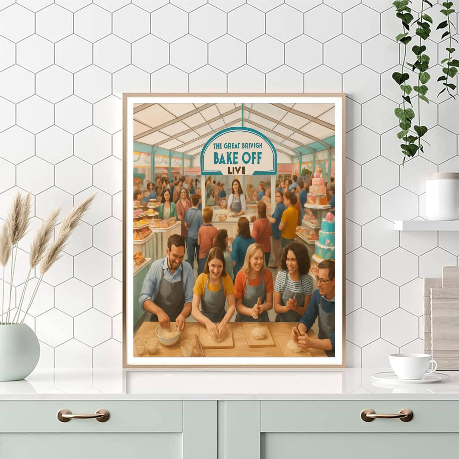 The Great British Bake Off Live Numbered Painting Kits