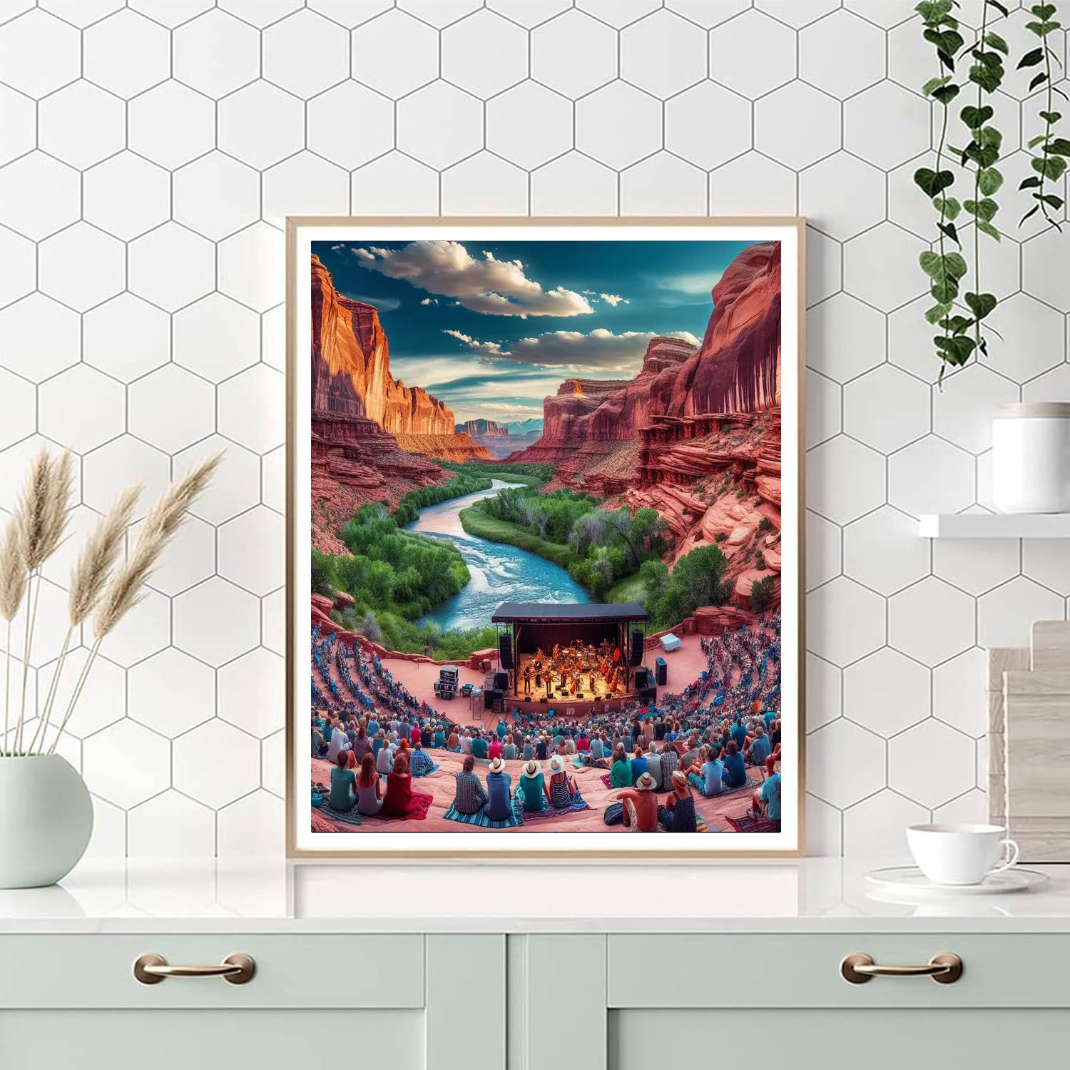 Moab Music Festival - Usa Painting Number Kit