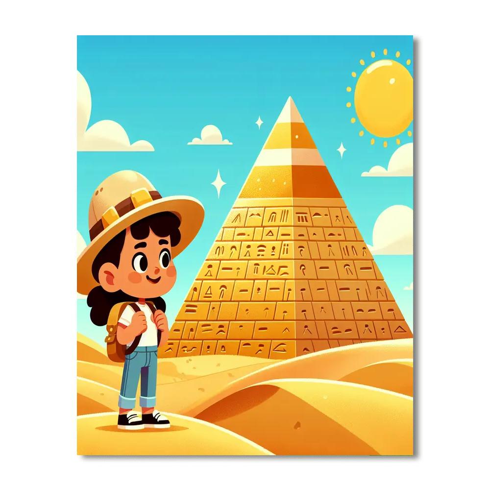 Enigmatic Egyptian Expedition Paint By Numbers