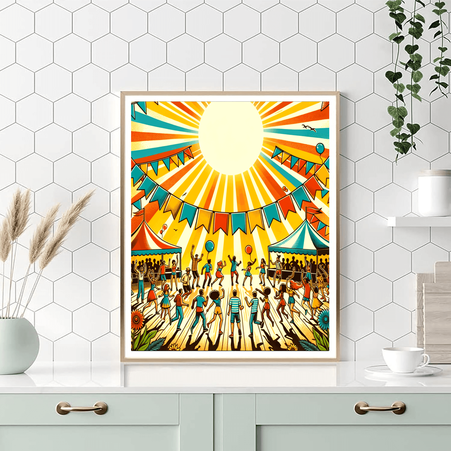 Summer Festival Painting By Numbers Kit