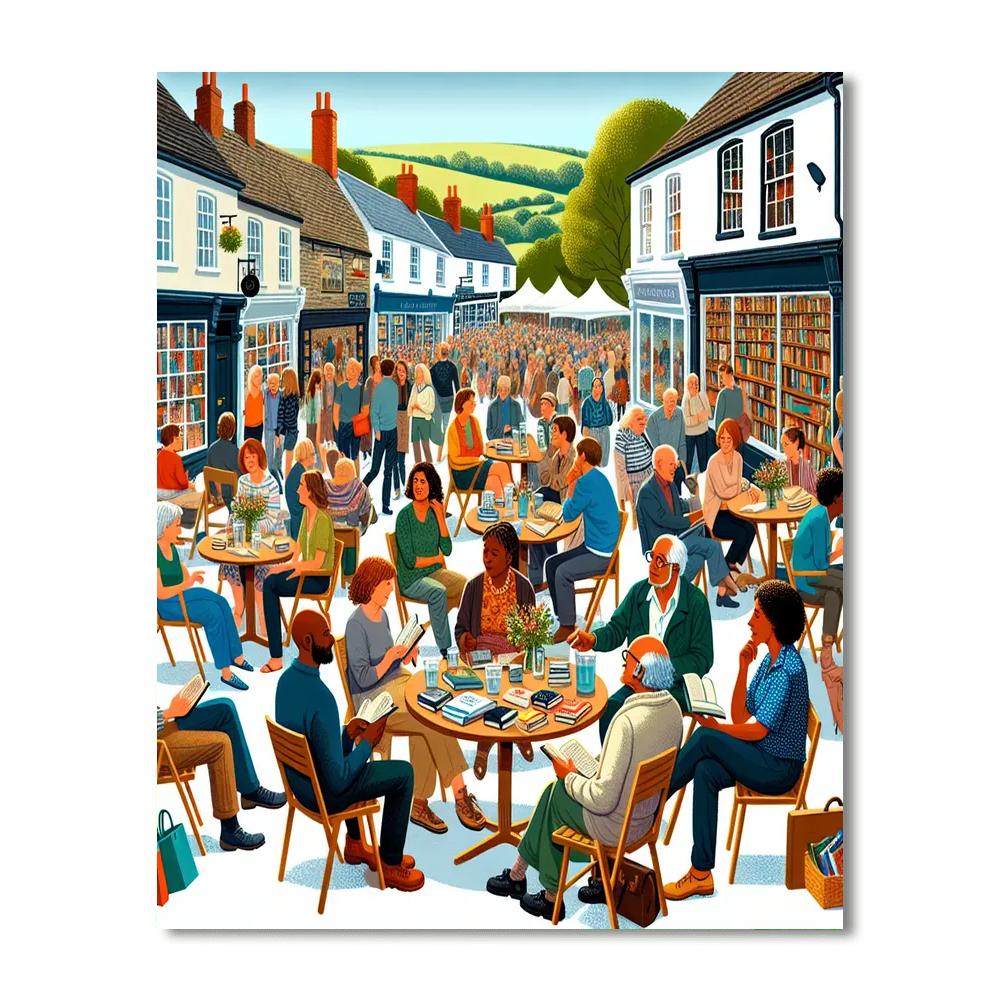 Hay Festival - Hay-on-wye Painting Number Kit