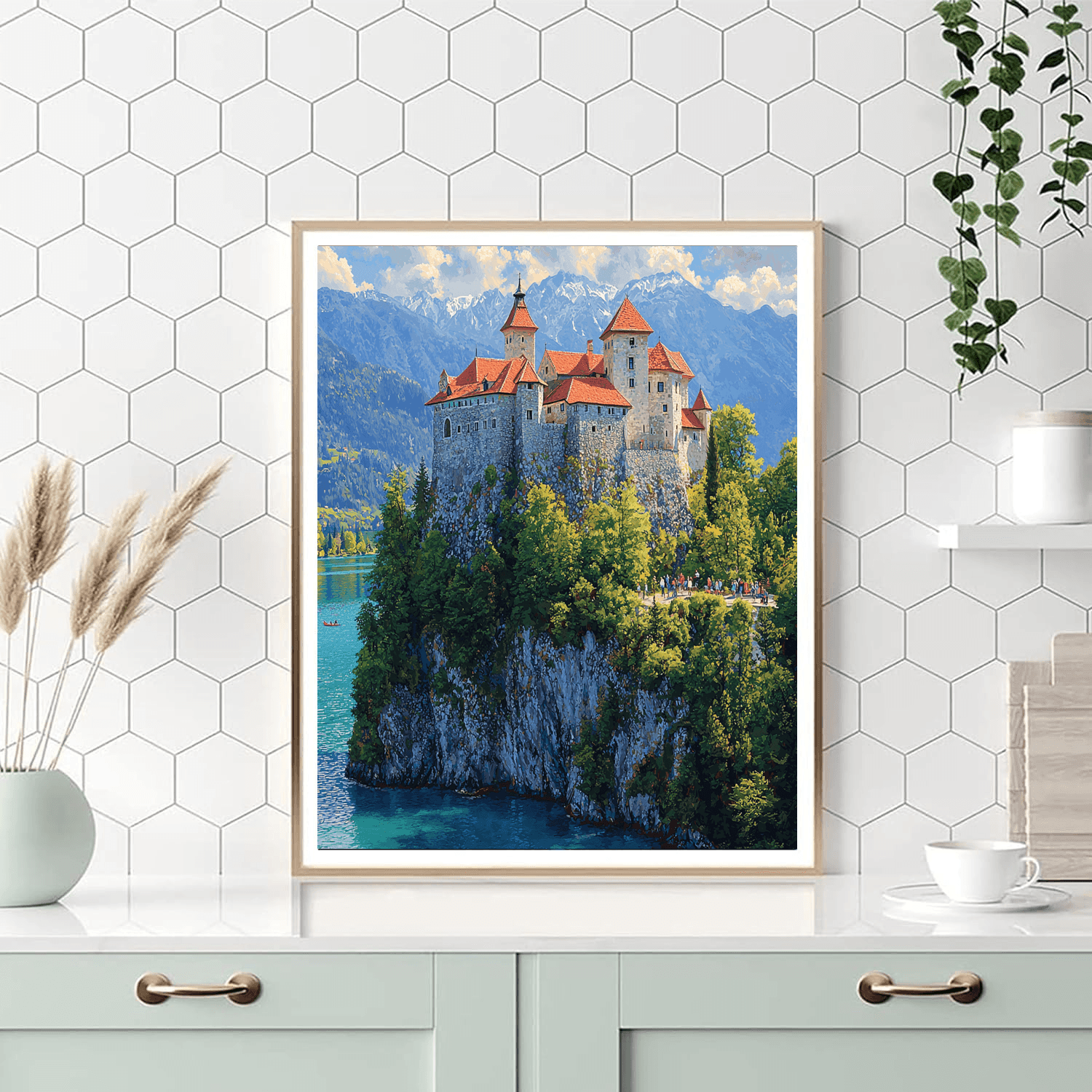 Bled Castle DIY Paint By Numbers