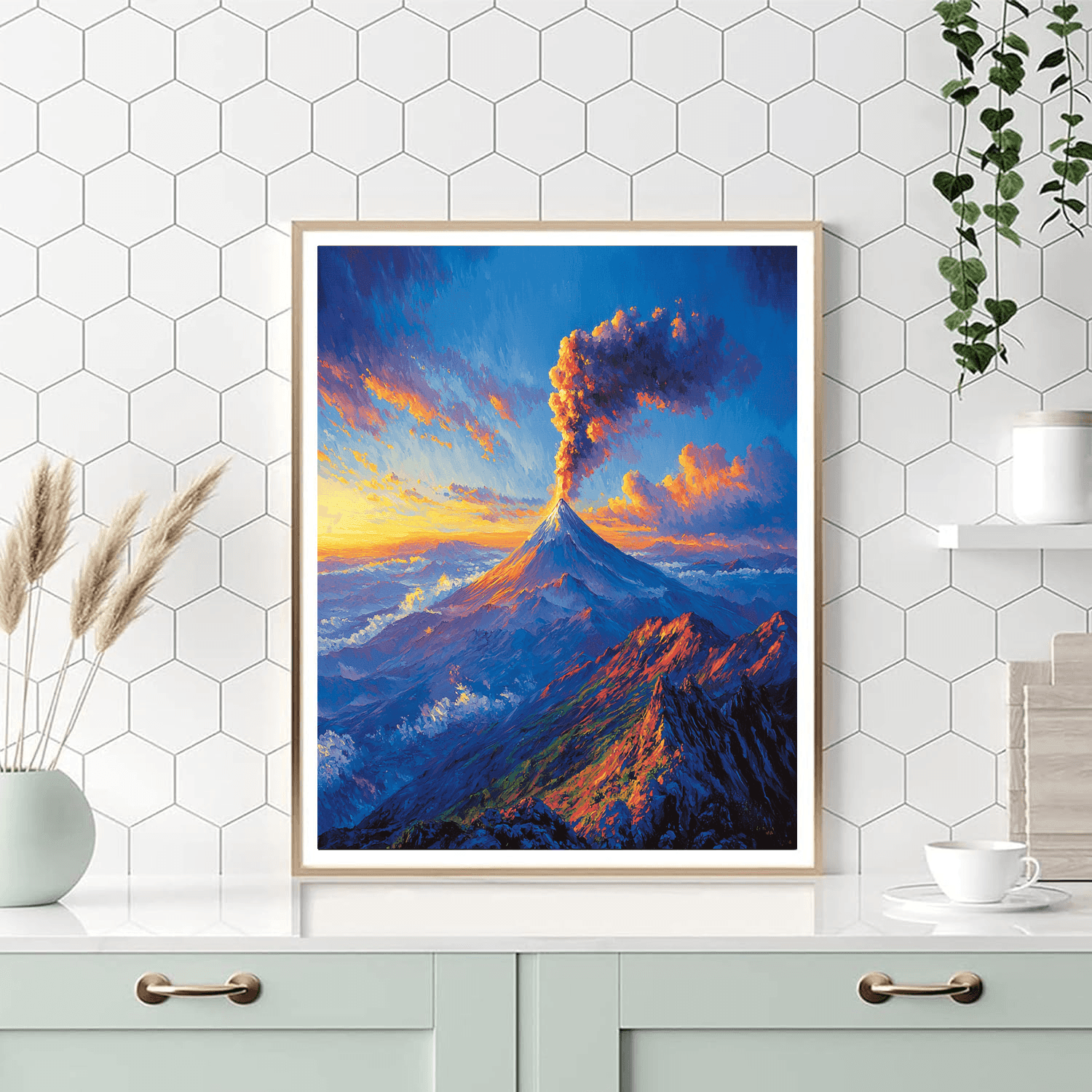 Acatenango Volcano Hike Paint By Numbers Kits