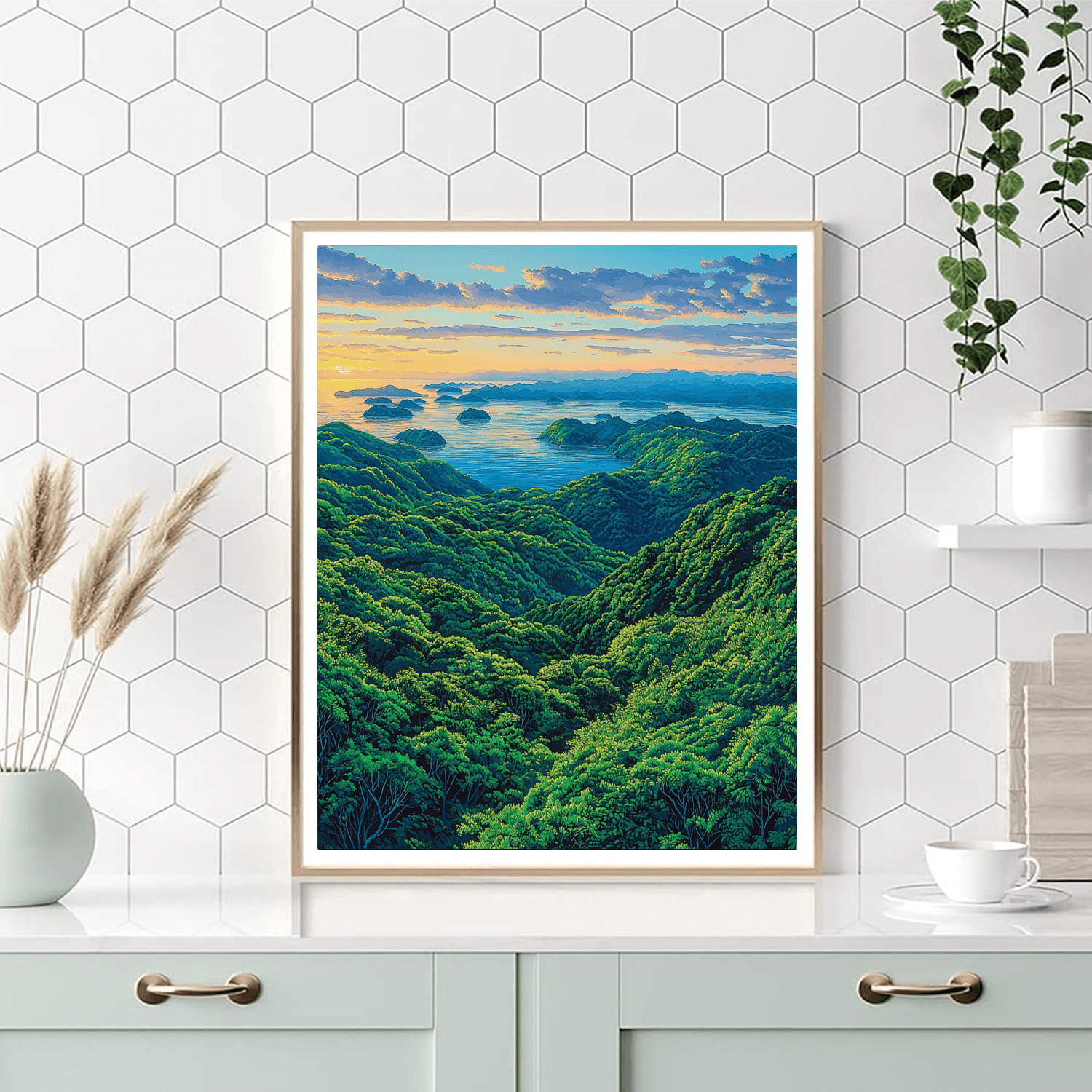 Tamatorizaki Observation Point - Ishigaki Numbered Painting Kits