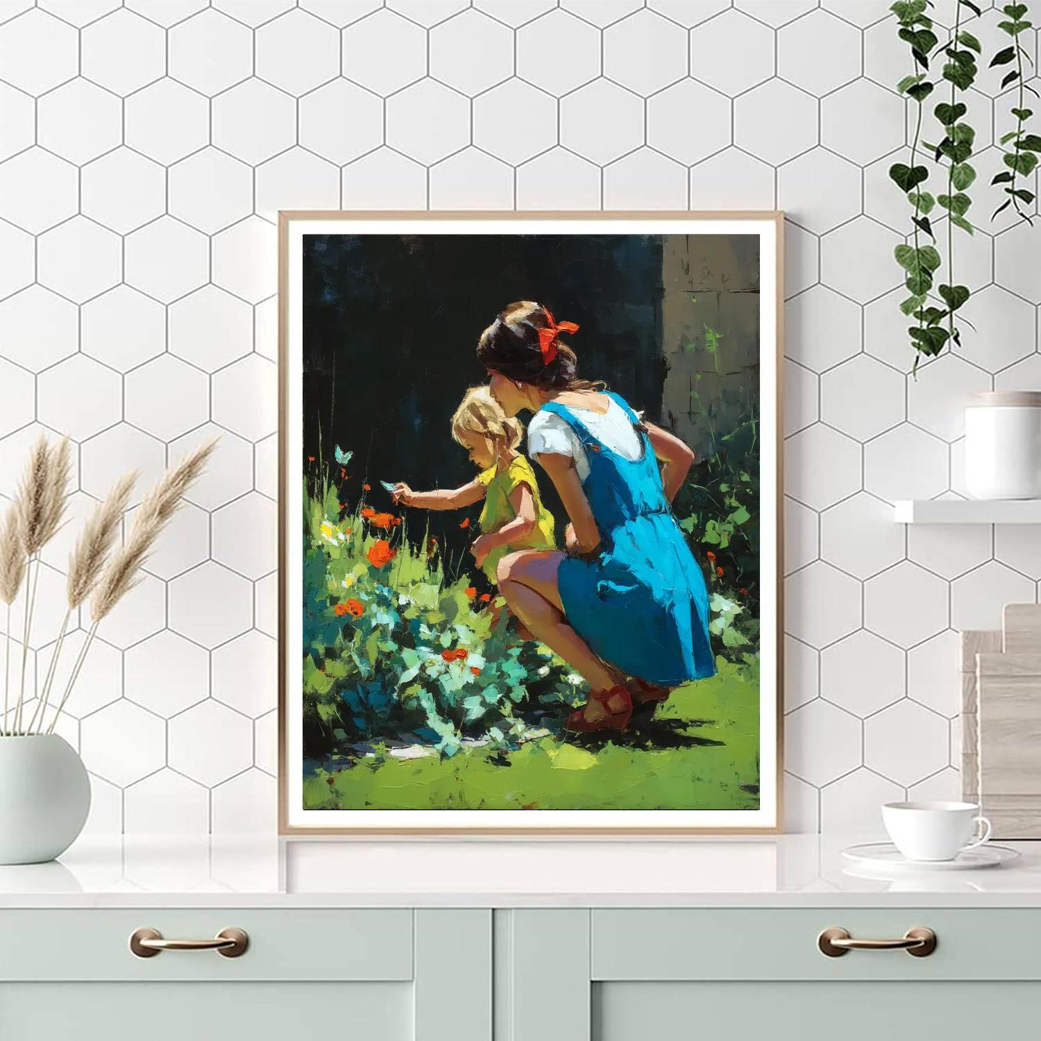 The Love Garden Number Painting