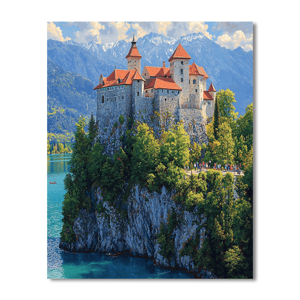 Bled Castle DIY Paint By Numbers