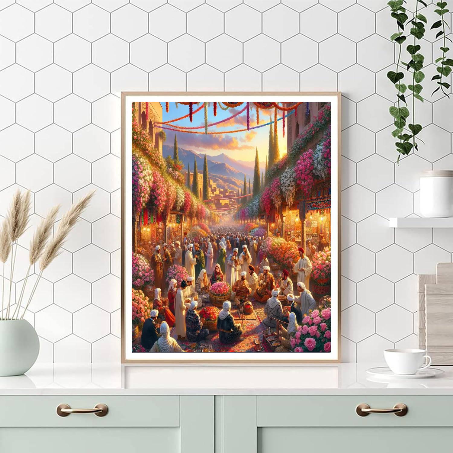 Festival Of The Rose - Morocco Paint By Numbers