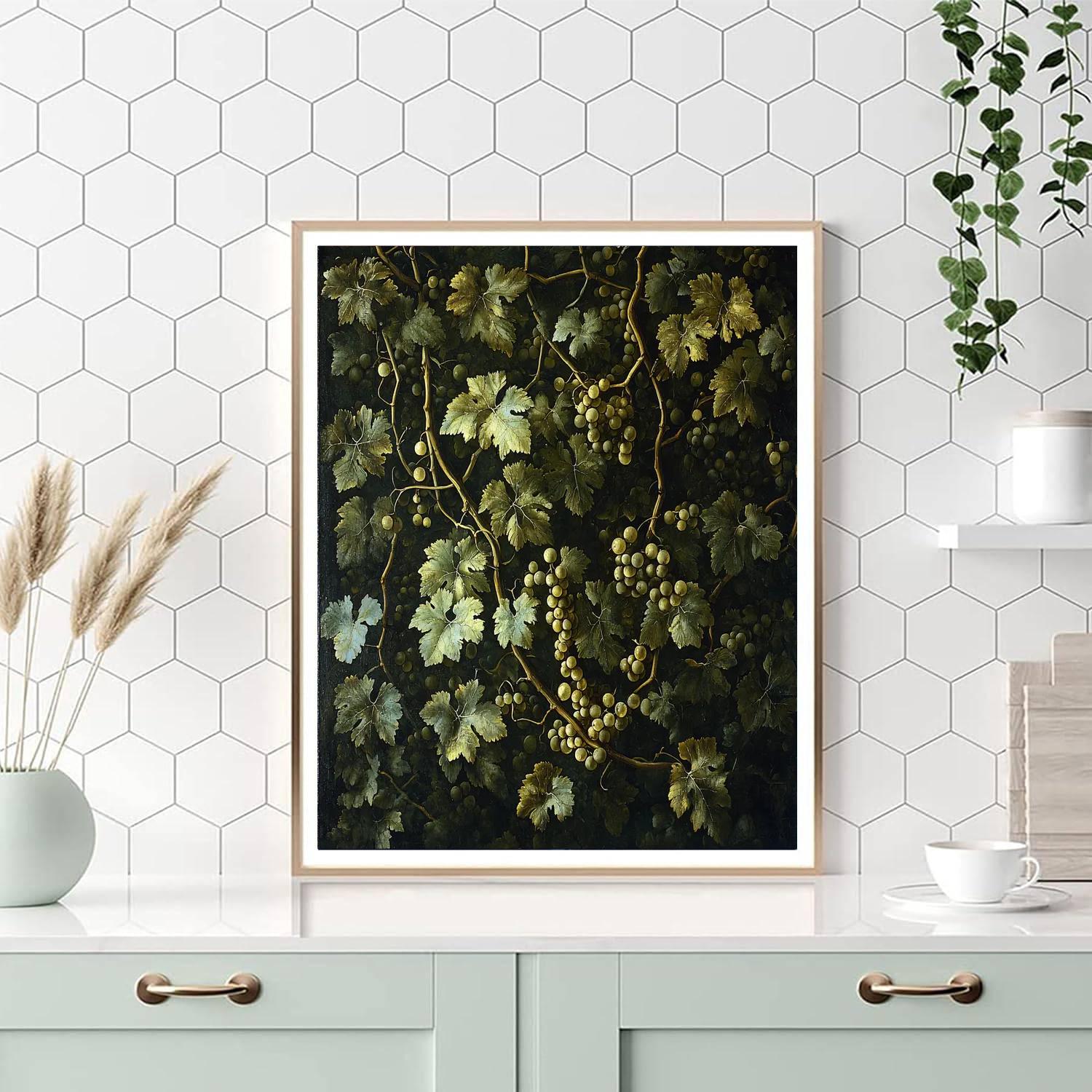 Caravaggio Inspired Tangled Vines  Paint By Number