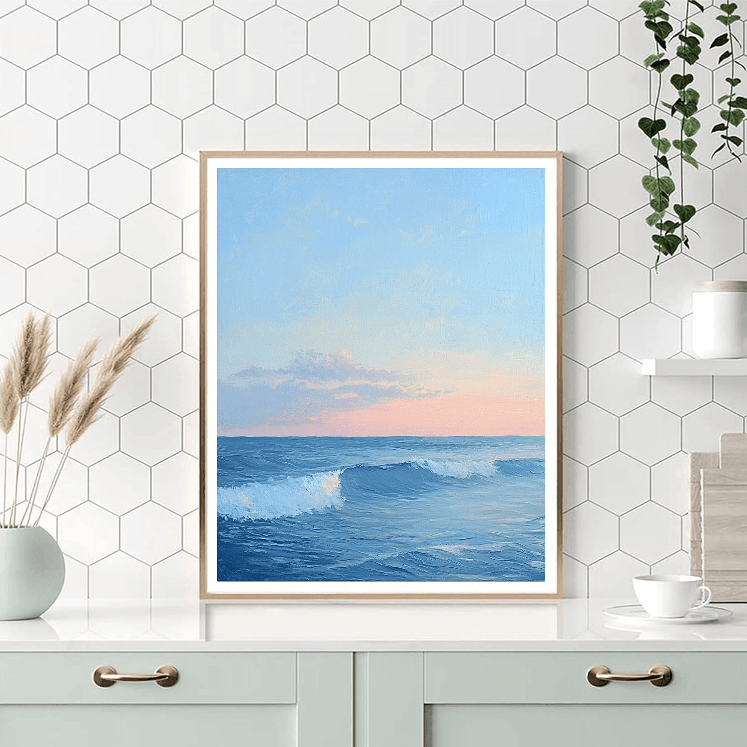 J.M.W. Turner Inspired Romantic Ocean Twilight  Paint By Number