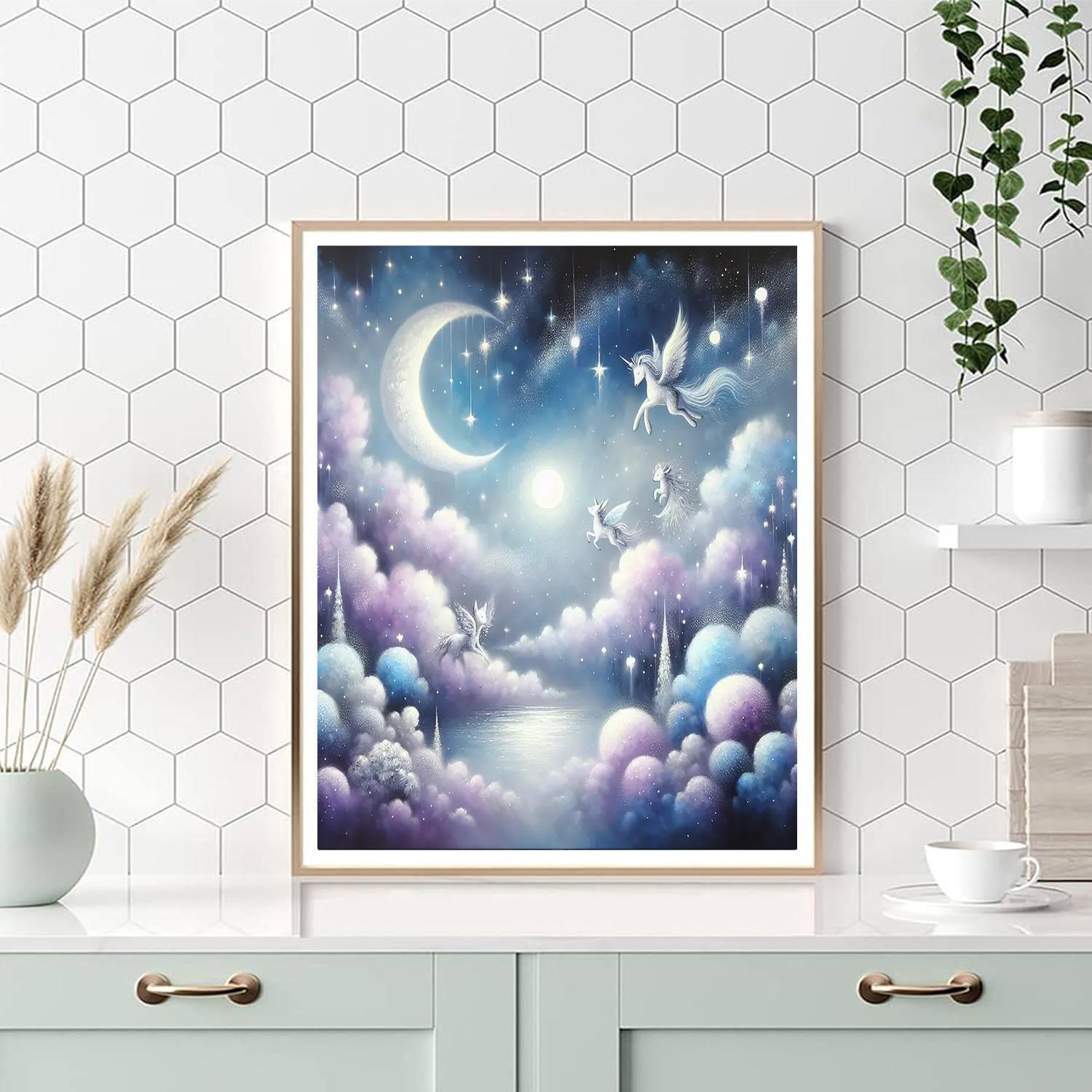 Whimsical Nighttime Adventure Numbered Painting Kits