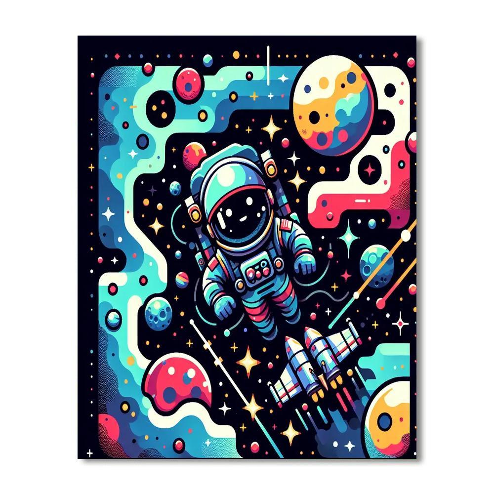 Intergalactic Exploration Painting Number Kit