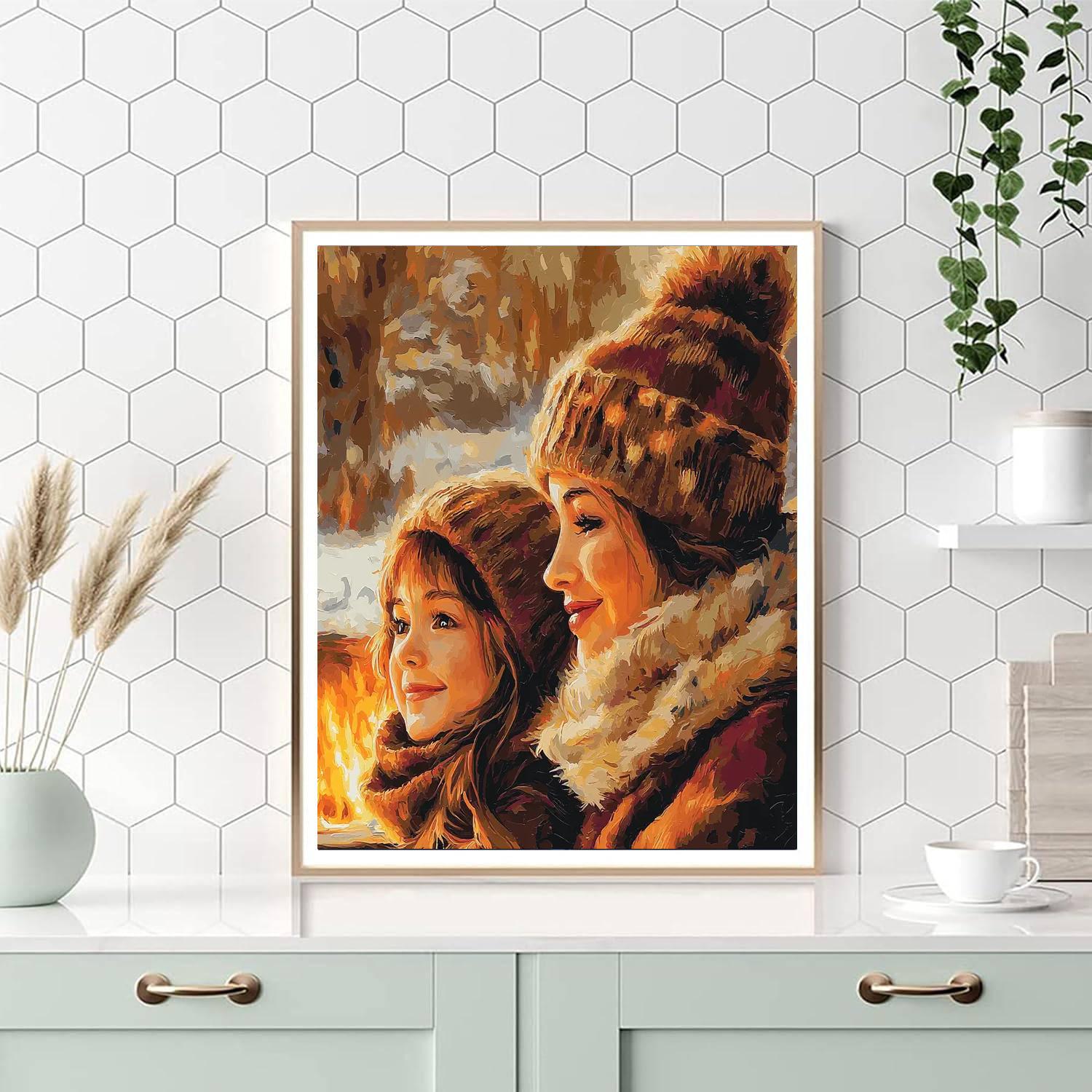 Timeless Moments Number Painting