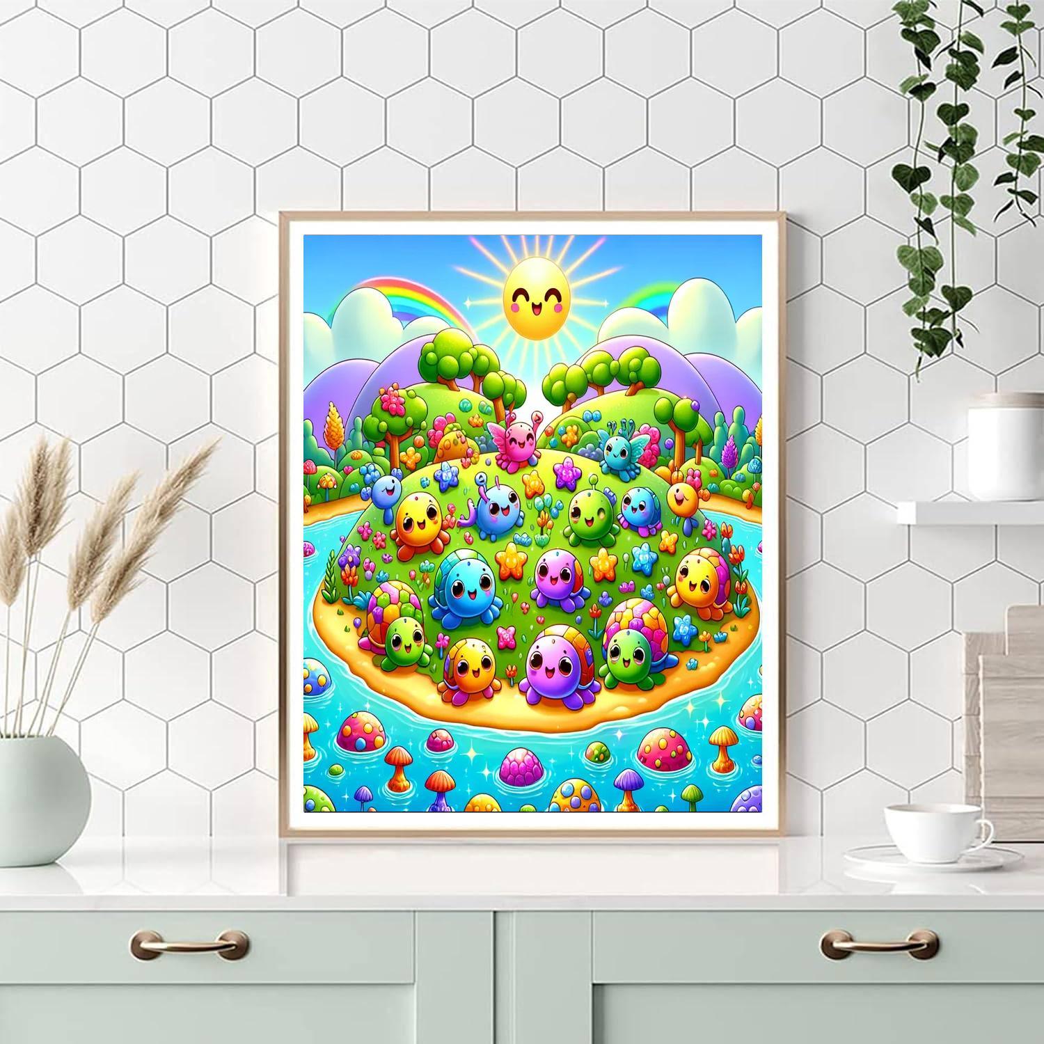 Magical Fantasy Island Paint By Numbers Kits