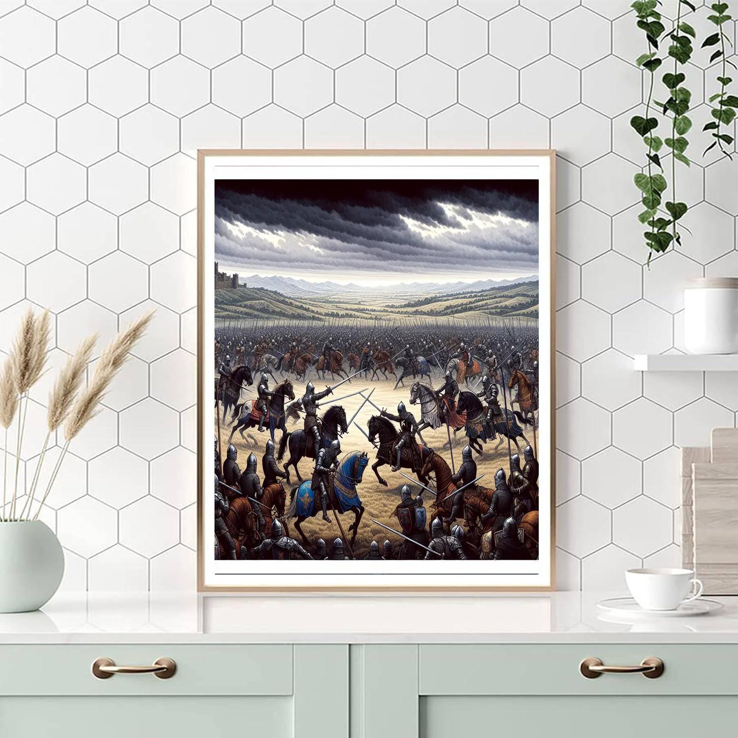 Medieval Battle Epic Paint By Number