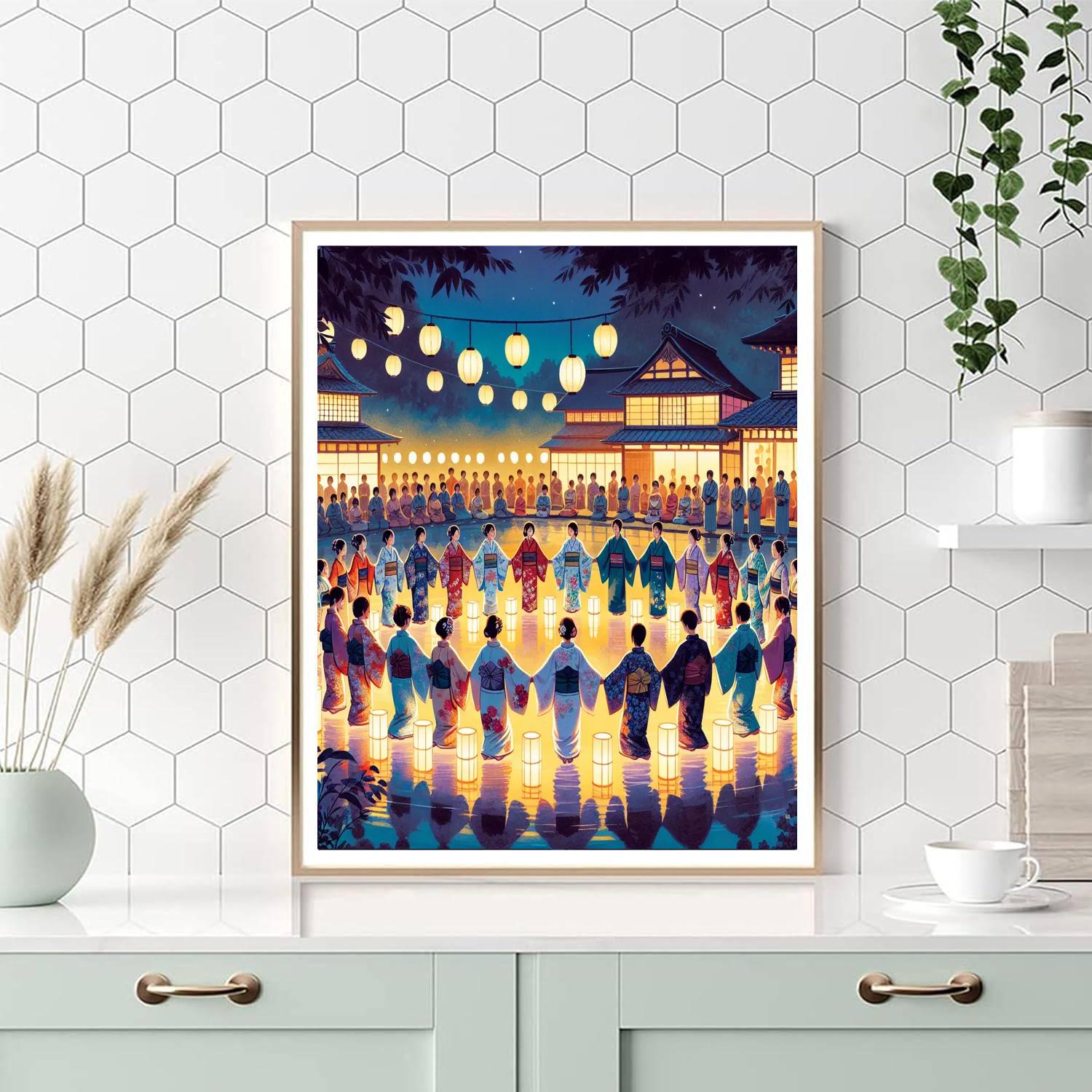 O-bon - Japan Painting Number Kit